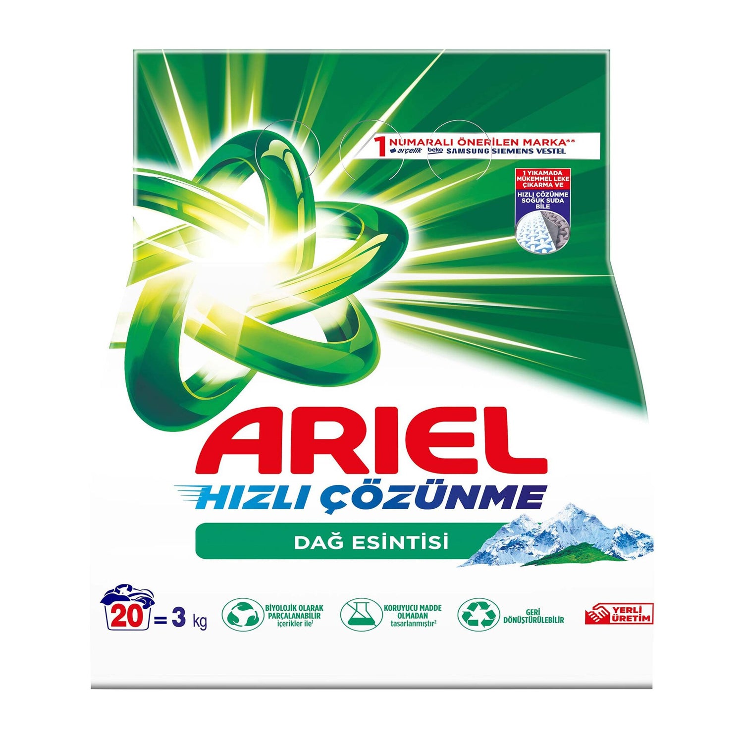 Ariel Whites Dağ Esintisi 3Kg
